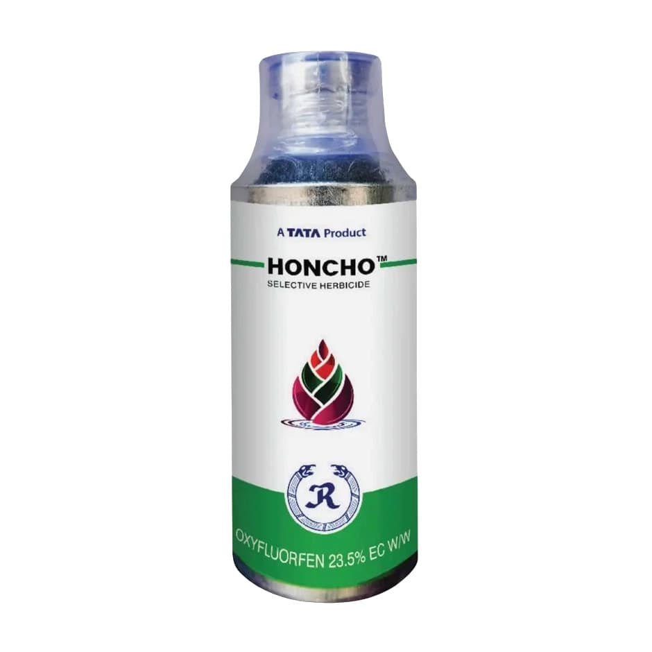 Tata Rallis Honcho Oxyfluorfen 23.5% EC Herbicide, Pre and Post-Emergent, Effective Control In Weed In Onion Crop