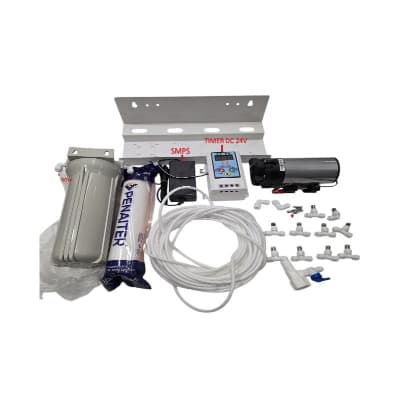 ShivSuraj High Pressure Fogger Kit 100 GPD Pump 10 Nozzles 50ft Pipe For Dairy Farm Garden Use - Image 1