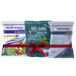 VC-100 Combo Pack (VC-100 1 Kg + Aceta Pro 200 Gm + Double Engine 250 Gm) Effective For Virus And Pest Control 1