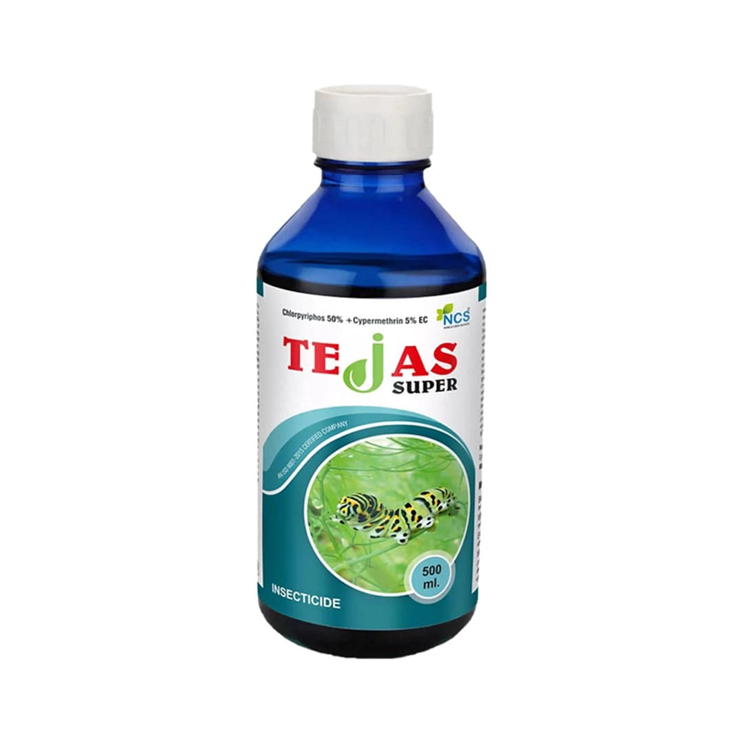 Tejas Super Insecticide - Chlorpyriphos 50% + Cypermethrin 5% EC