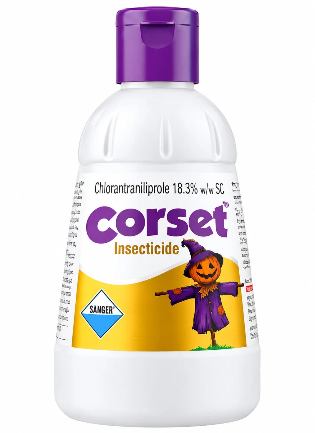 BACF Corset Chlorantraniliprole 18.5% SC Systemic Insecticide for Crop Pest Control - Image 1