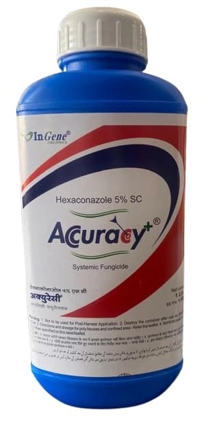 Ingene Accuracy Plus Hexaconazole 5% SC, Broad-Spectrum Fungicide, Controlling Wide Range of Diseases Infecting Many Crops - Image 1