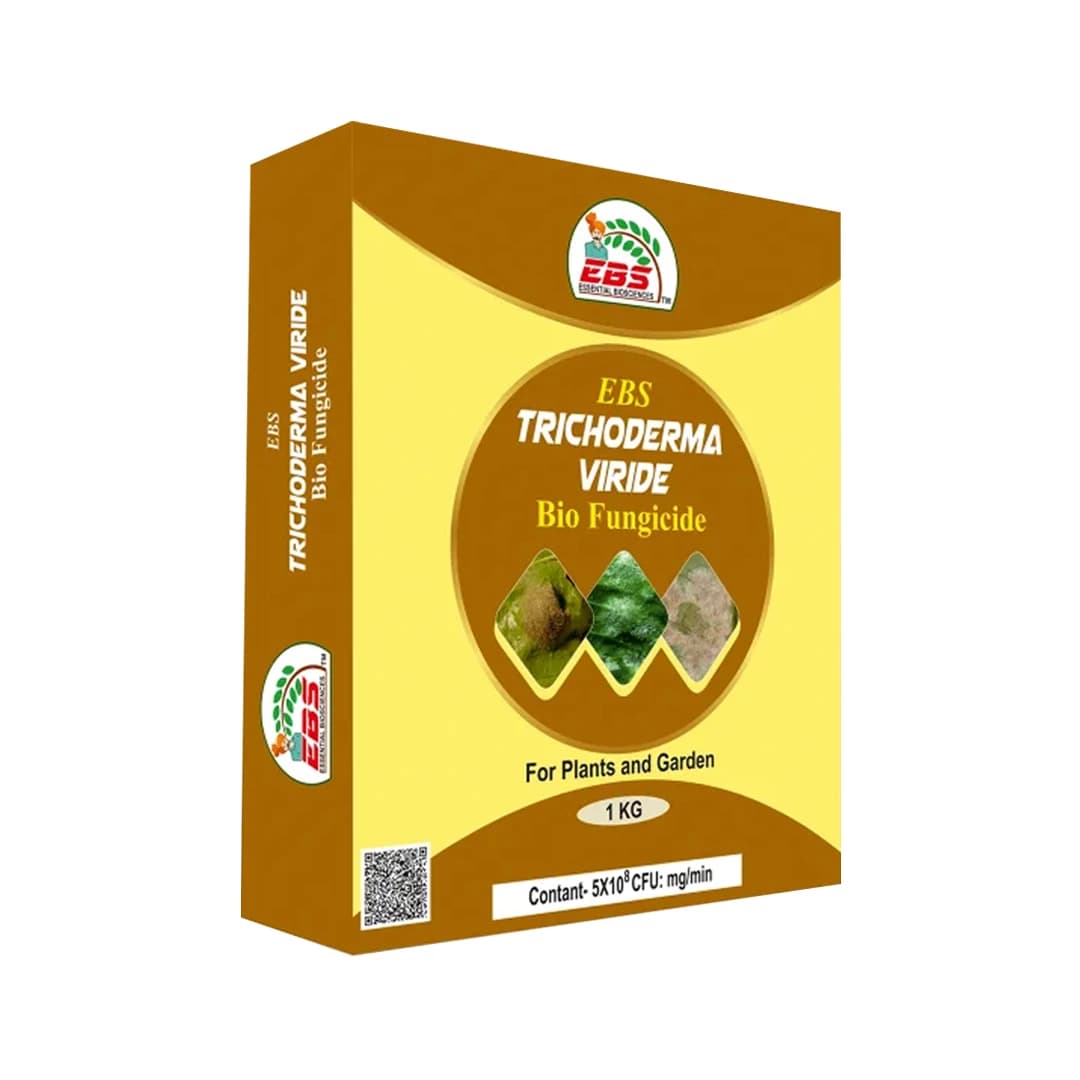 EBS Trichoderma Viride 5x10^8 Bio Fungicide, Control Soil And Seed Borne Diseases On Fruits & Vegetables Crop. - Image 1