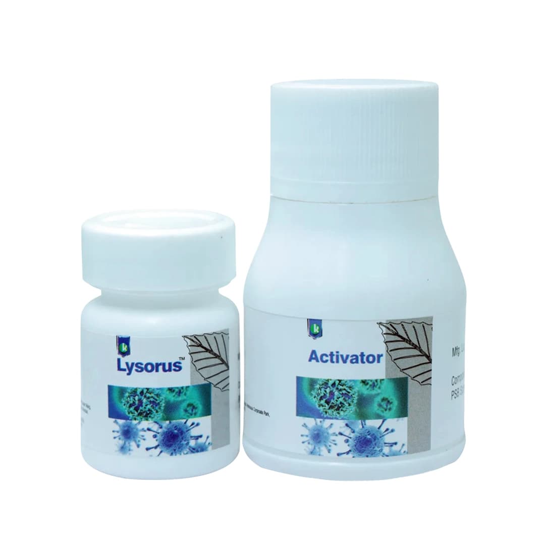 Katra Lysorus Anti-Virus and Anti-Bacteria (1 GM Lysorus Powder + 50 ML Activator) - Image 1