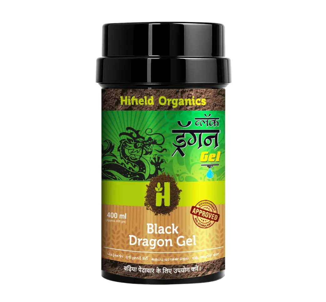 Black Dragon Gel (Humic Acid + Seaweed + Fulvic Acid) Natural Organic Fertilizer Containing Micro and Macro Nutrients, Suitable for all Crops - Image 1
