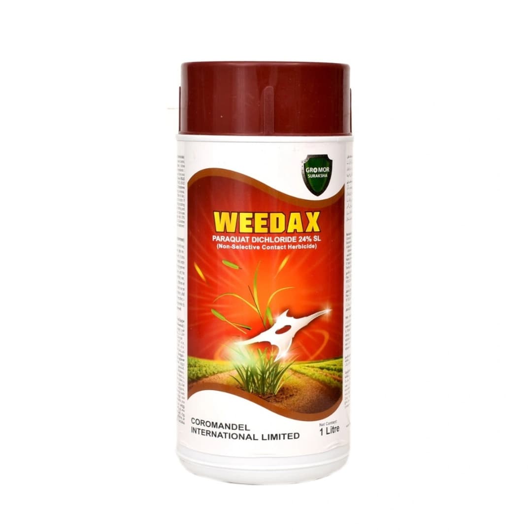 Coromandel Weedax Paraquat Dichloride 24% SL, Non Selective Contact Herbicide