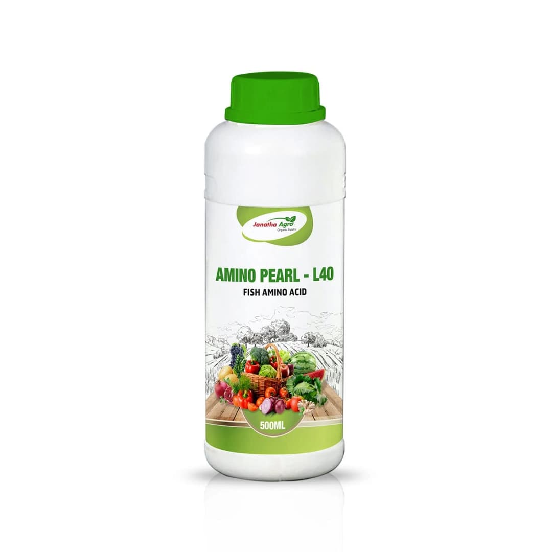 Amino Acid Liquid - Amino Pearl- L40 Biostimulant, Help Plants Regulate Phototropism, Photosynthesis, Stimulate Carbon And Nitrogen Metabolism