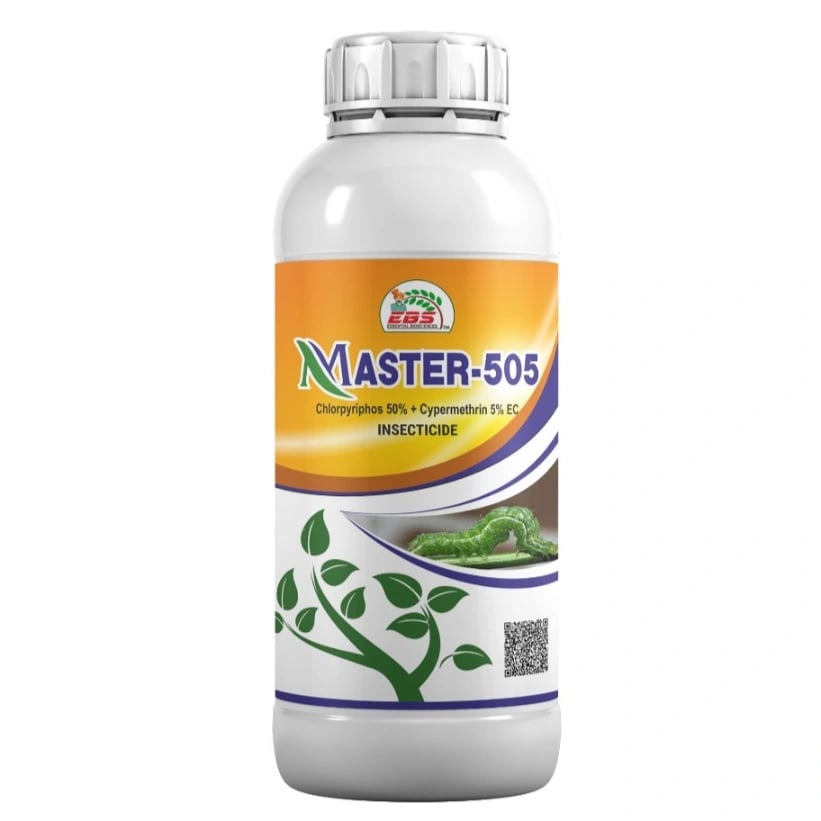 EBS Master-505 Chlorpyriphos 50% Cypermethrin 5% EC Insecticide