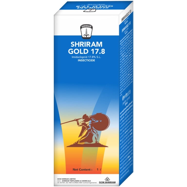 Shriram Gold 17.8 Imidacloprid 17.8% SL Insecticide, Powerful Systemic Protection