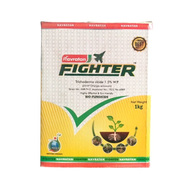 Navratan Fighter Trichoderma viride 1.5% WP Bio-Fungicide, For Soil Born Fungal Pathogens