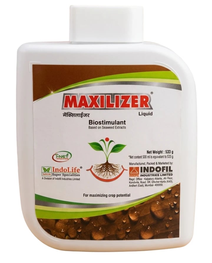 Indolife Maxilizer Biostimulant Based on Seaweed Extracts For Growth Yield Booster