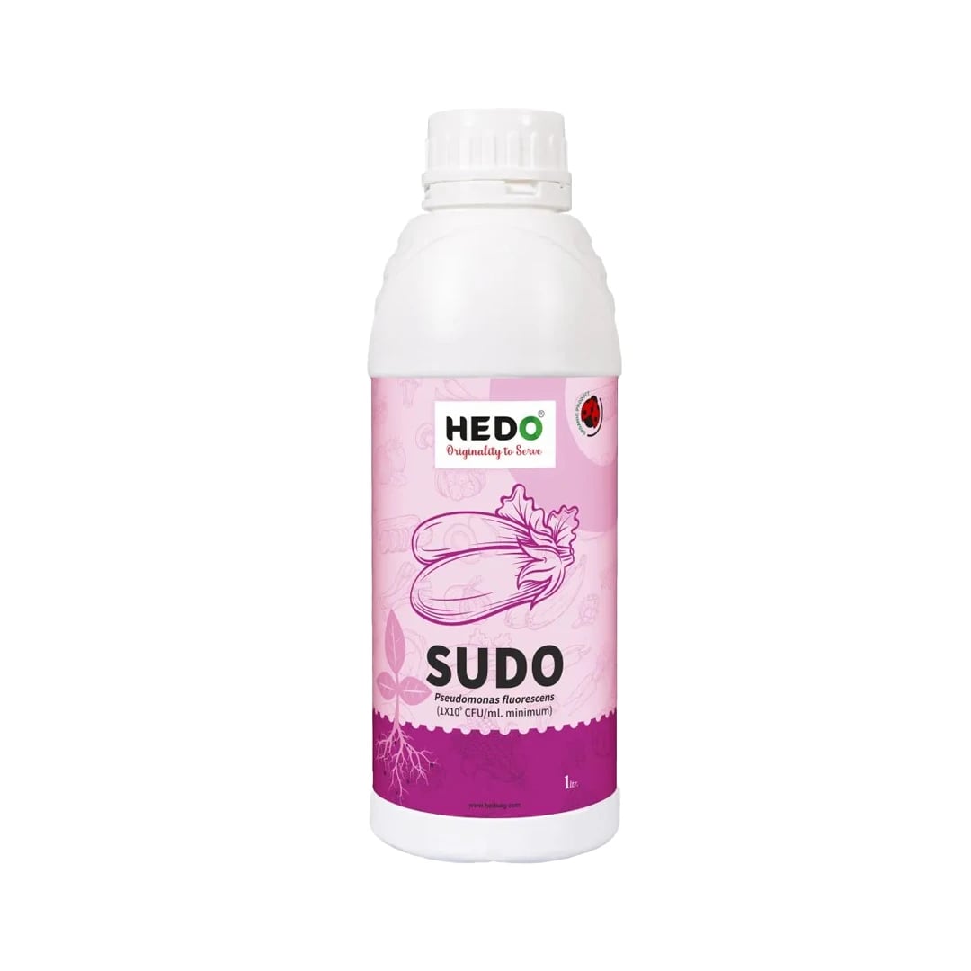 HEDO Sudo (Pseudomonas Fluorescence) Liquid Bio Fungicide, Effective Against A Wide Range Of Soil, Seed, And Air Borne Plant Diseases
