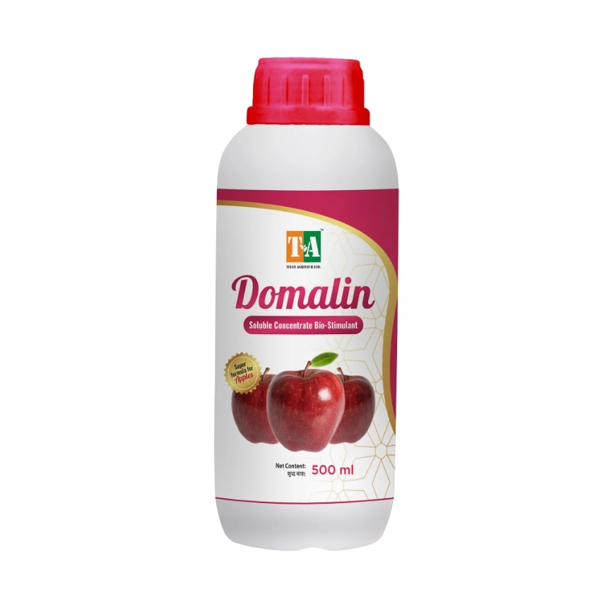 Titan Agritech Domalin Bio-Stimulant, Effective Growth Promoters For Apple Fruit Size And Shape Improvement