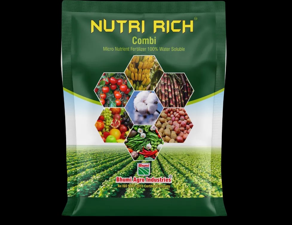Bhumi NutriRich Combi Grade-2 Chelated Mix Micronutrient Fertilizer, Improves The Quality Of Fruits & Increases Immunity Of Crop