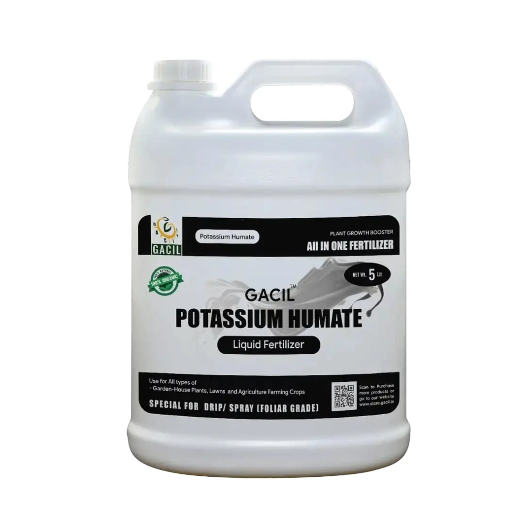 GACIL Super Potassium Humate Organic Concentrated Liquid Fertilizer Natural Growth Promoter, 40% Humic Acid