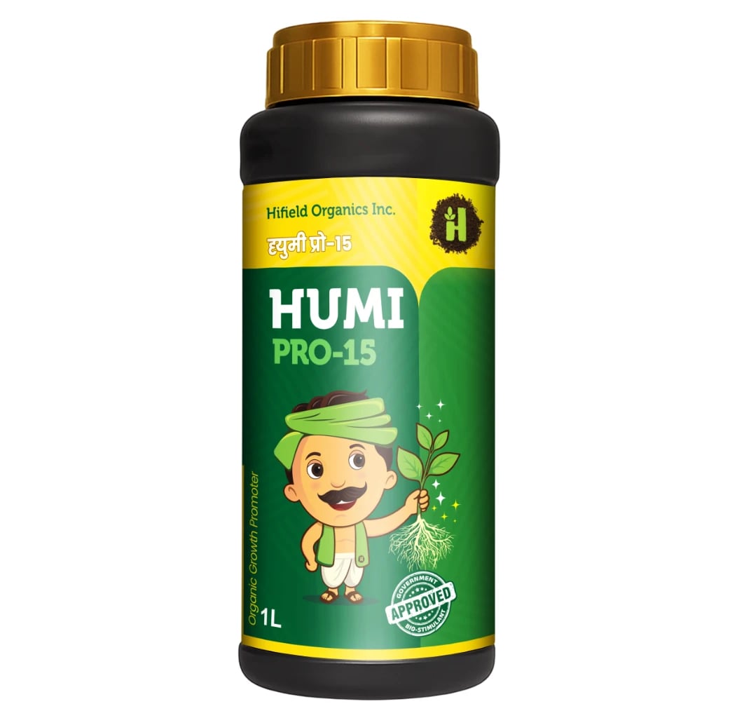 Hifield Humi Pro 15 Humic Acid 15% and Fulvic Acid 6%, Effective For Root Growth And Soil Health, Suitable For All Crops