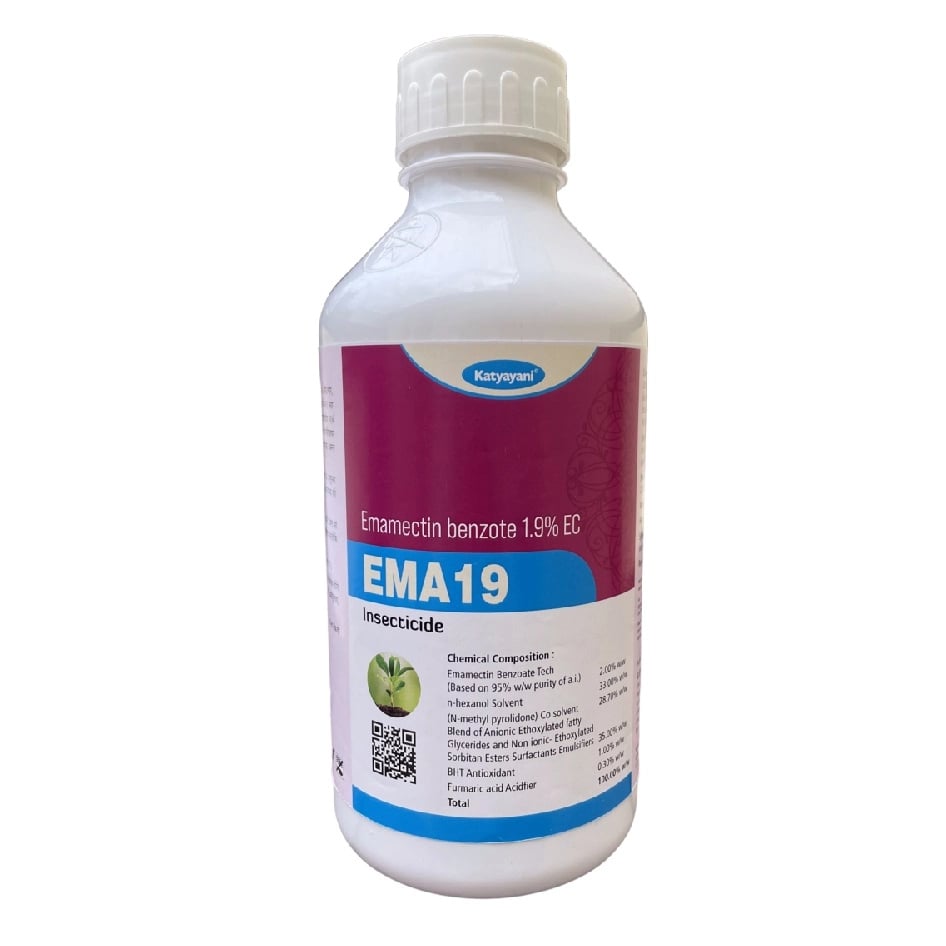 Katyayani EMA19 Emamectin Benzoate 1.9% EC Insecticide, Contact and Systemic Action
