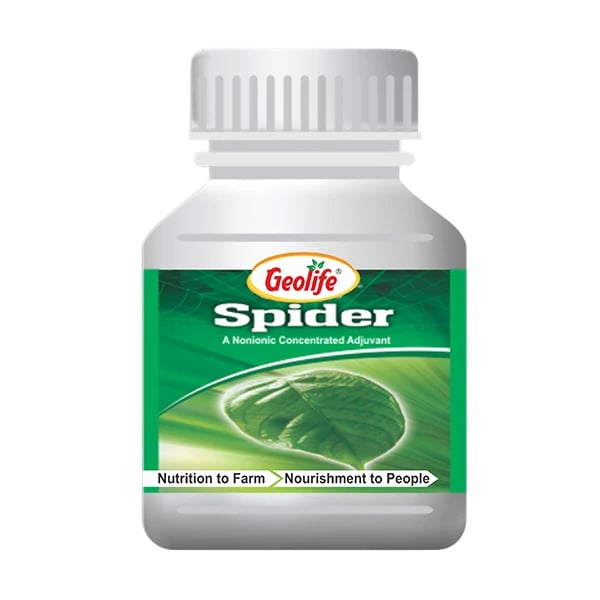 Geolife Spider Non Ionic Silicon Adjuvant, Boosts Efficacy of Pesticides, Herbicides, and Nutrients