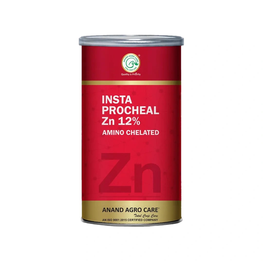 Anand Agro Insta Procheal Zinc 12% , Amino Chelated Zinc Powder, Micro Nutrient for Agricultural Foliar Application