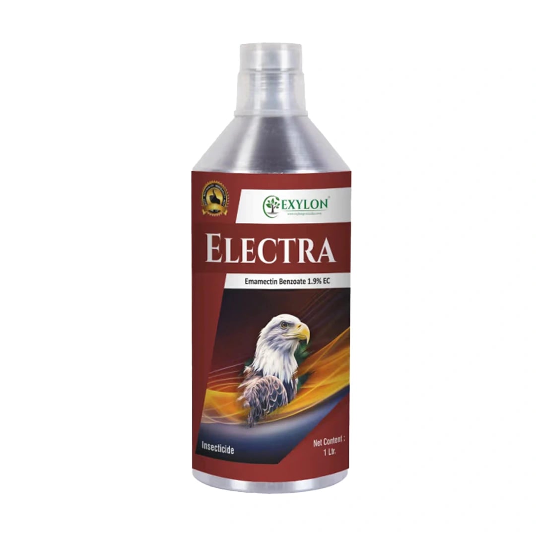 Exylon Electra Emamectin Benzoate 1.9% EC Insecticide, Effective Pest Control In Vegetables And Fruits Crops