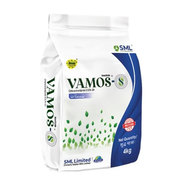 SML Vamos-S Insecticide (Chlorantraniliprole 0.53% GR) Advanced Stem Borer Control