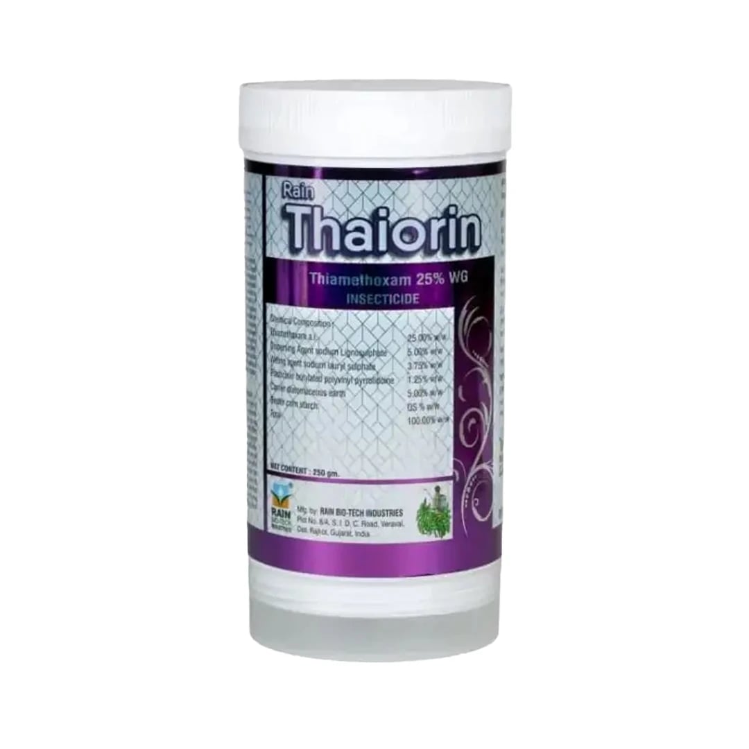 Thaiorin - Thiamethoxam 25% WG Insecticide, Useful For Rice, Cotton, Tomato, Brinjal, Potato, Best Use Against Brown Plant Hopper, Green Leaf, Thrips