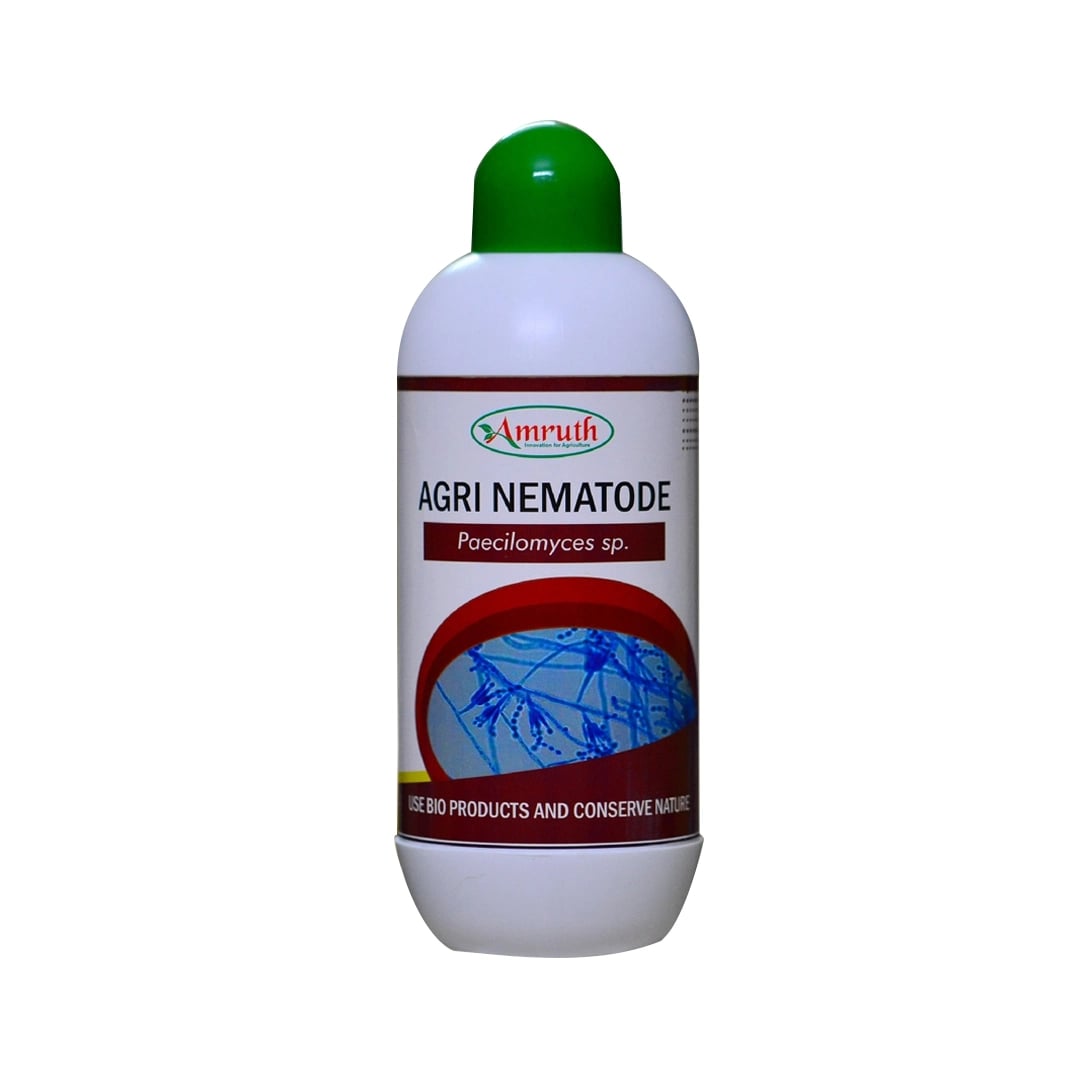 Amruth AGRI NEMATODE (Paecilomyces Lilacinus), 5 X 7 cfu-gm, 108 cfu-ml., Nematodes Pests.