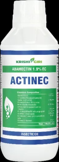 ಕೃಷಿಗಿರಿ ಆಕ್ಟಿನೆಕ್ ಕೀಟನಾಶಕ - ಅಬಾಮೆಕ್ಟಿನ್ 1.9% EC