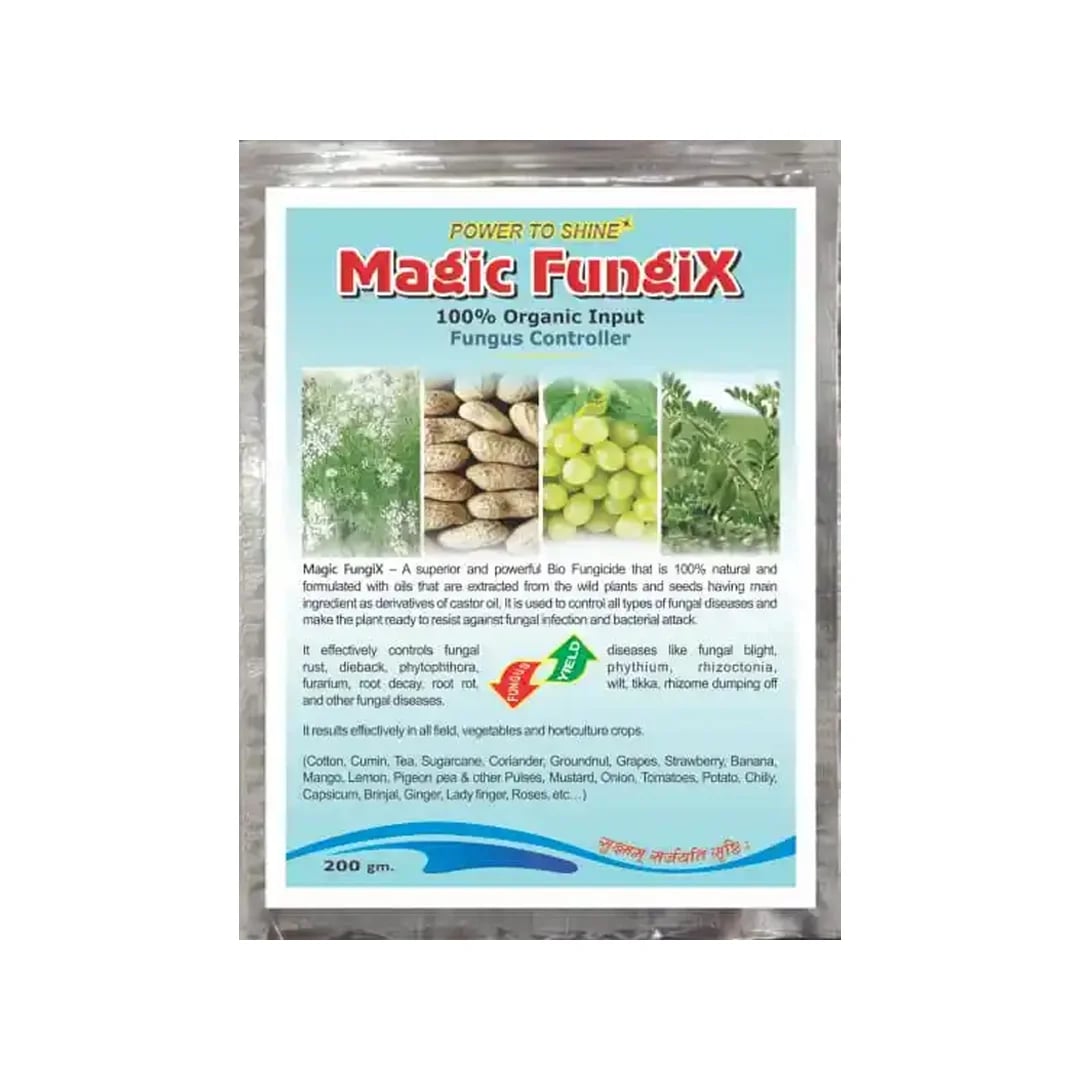 Magic FungiX  For Fungal disease with 100% Natural Broad Spectrum Bio Fungicide, Fungal Disease Controller And Yield Enhancer 