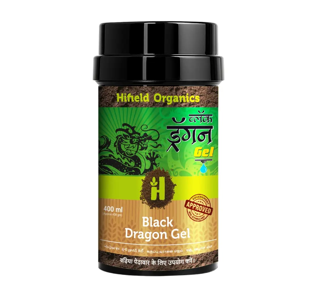 Black Dragon Gel (Humic Acid + Seaweed + Fulvic Acid) Natural Organic Fertilizer Containing Micro and Macro Nutrients, Suitable for all Crops