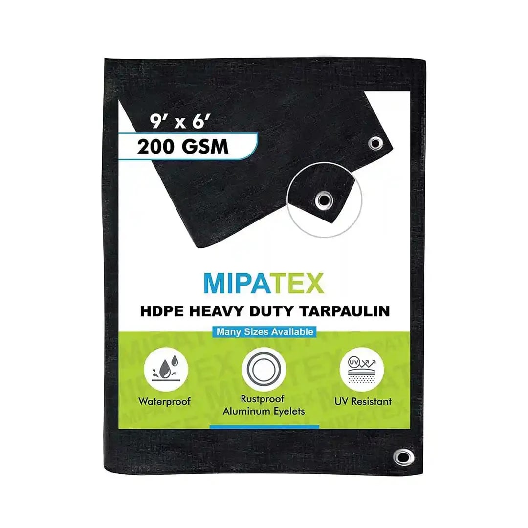 Mipatex Tarpaulin 200 GSM Waterproof Plastic Cover, Best And Multipurpose Use.