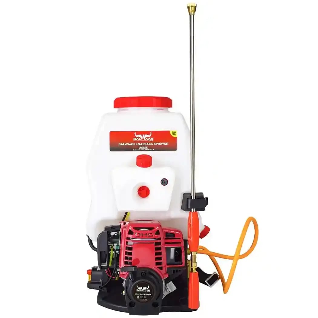 Balwaan BKS 35i ISI Marked 35cc Knapsack Sprayer, Petrol Engine, ISI Engine with 25L Tank Capacity