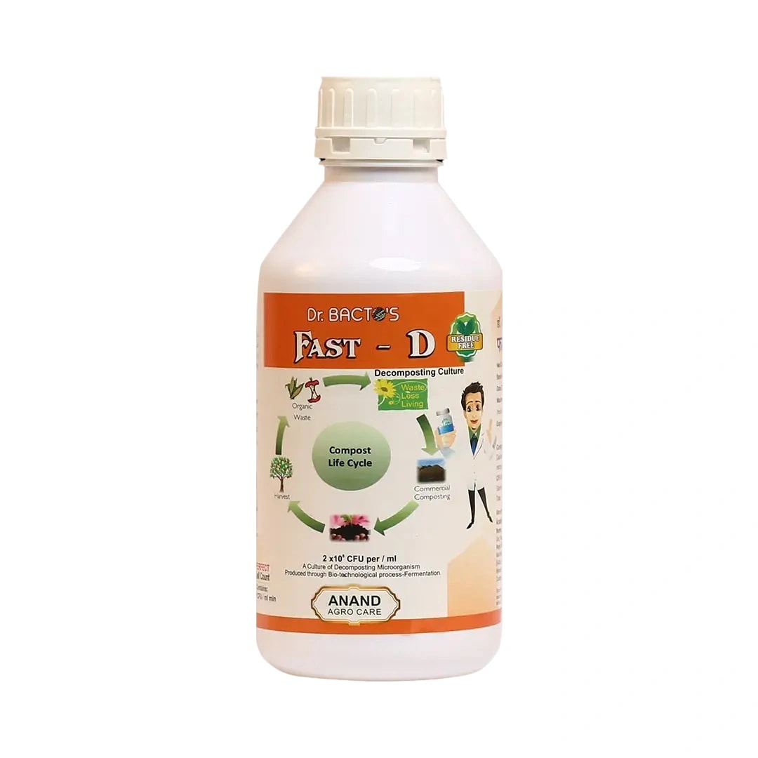 Dr. Bacto\'s Fast-D, Decompose Bacterial Consortia, Waste Decomposer, Helps To Degrade Complex Organic Matter Within a Short Period.