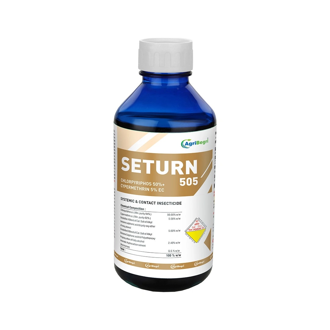 Seturn 505 Insecticide - Chlorpyriphos 50% + Cypermethrin 5% EC