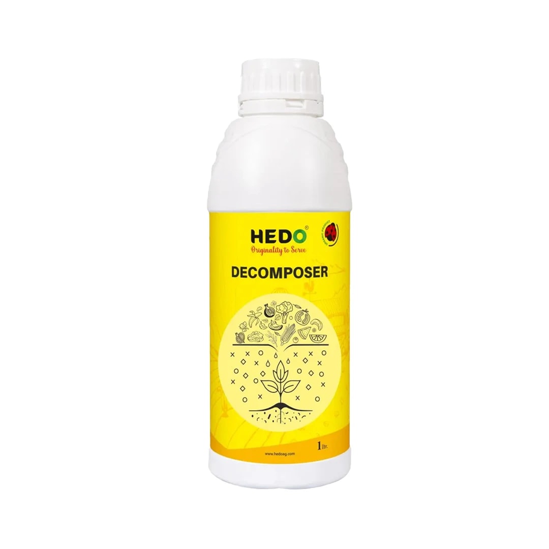 HEDO Waste Decomposer Liquid, Organic Liquid For Decomposition of Waste of Agriculture, Kitchen, Garden & Farming
