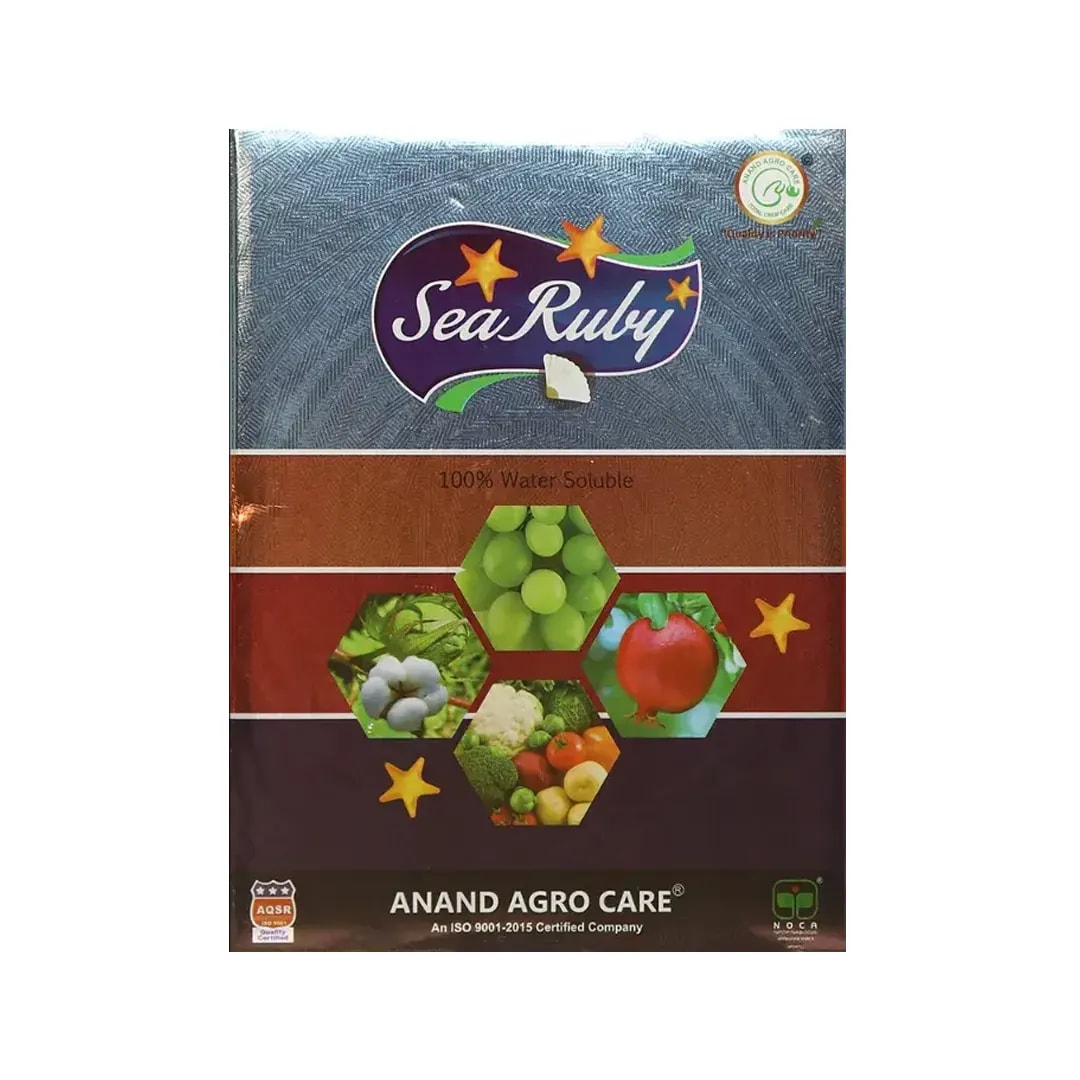 Anand Sea Ruby (Powder), 100% Water Soluble Naturally Derived Green Seaweed Extract, Enhances Yield And Marketable Quality