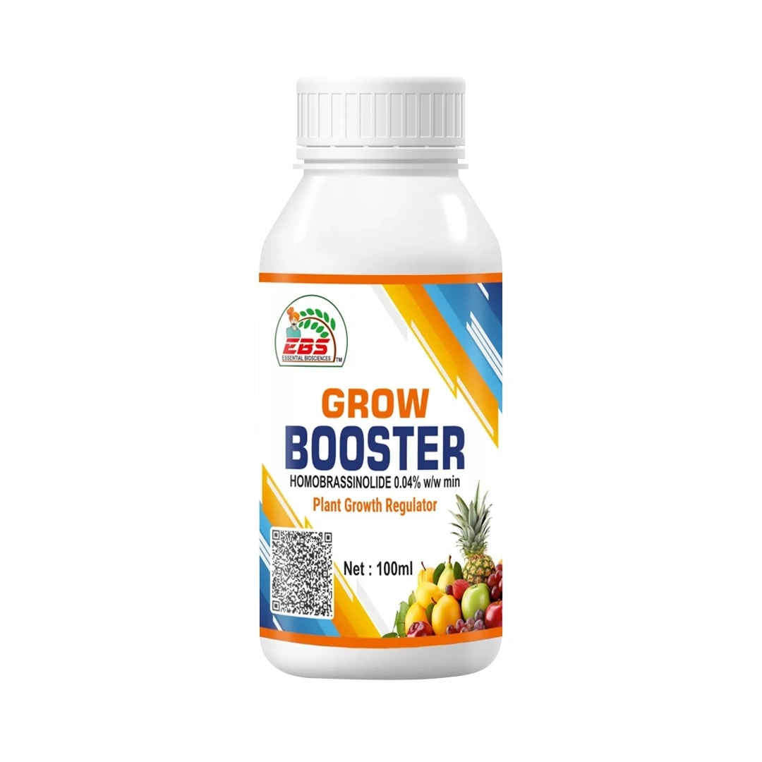 EBS Grow Booster (Homobrassinolide 0.04%) Plant Growth Regulator, Increases Flowering And Provides Resistance Against Stress And Diseases