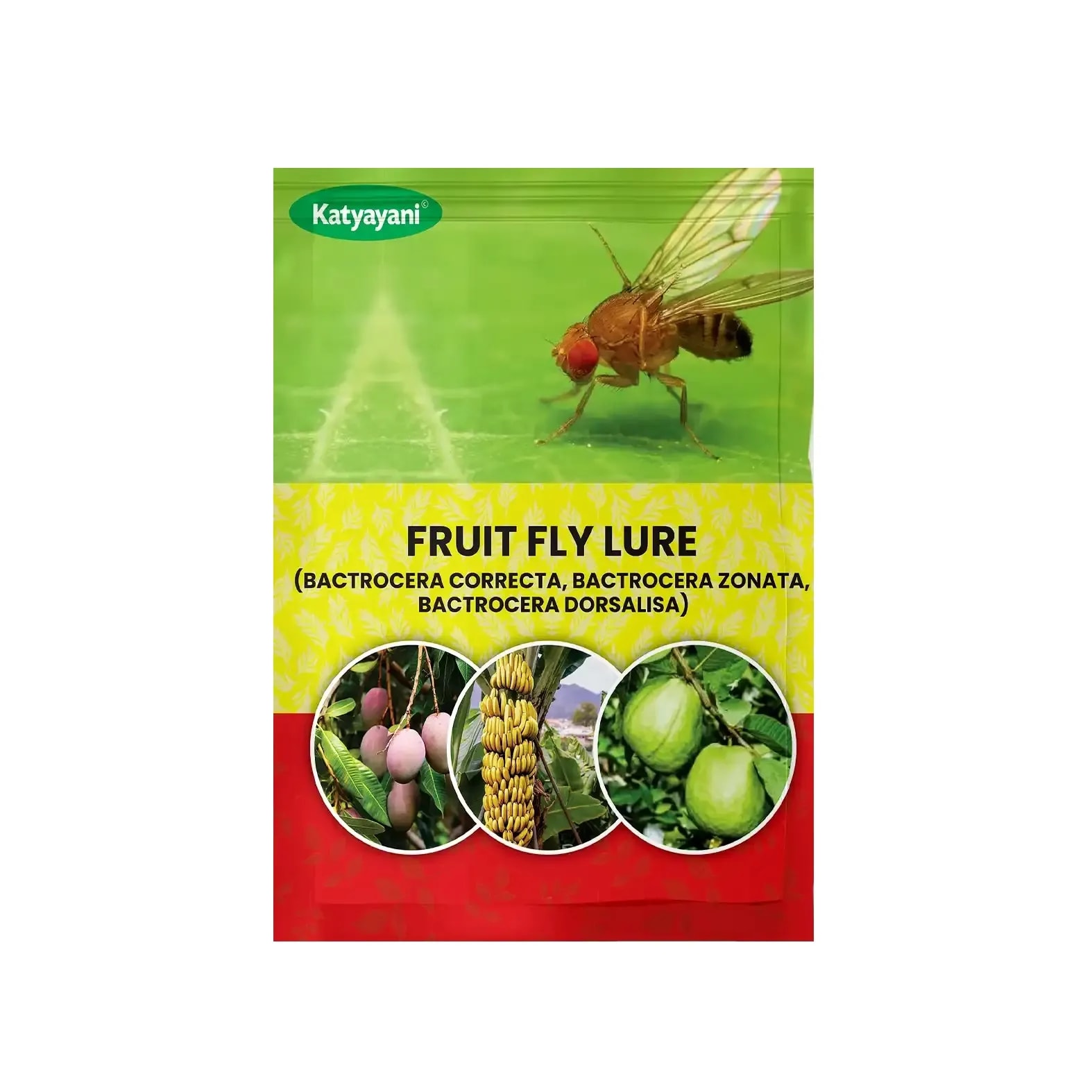 Katyayani Fruit Fly Lure (Bactrocera Correcta, Bactrocera Zonata, Bactrocera Dorsalisa) Eco-Friendly Pest Control Solution