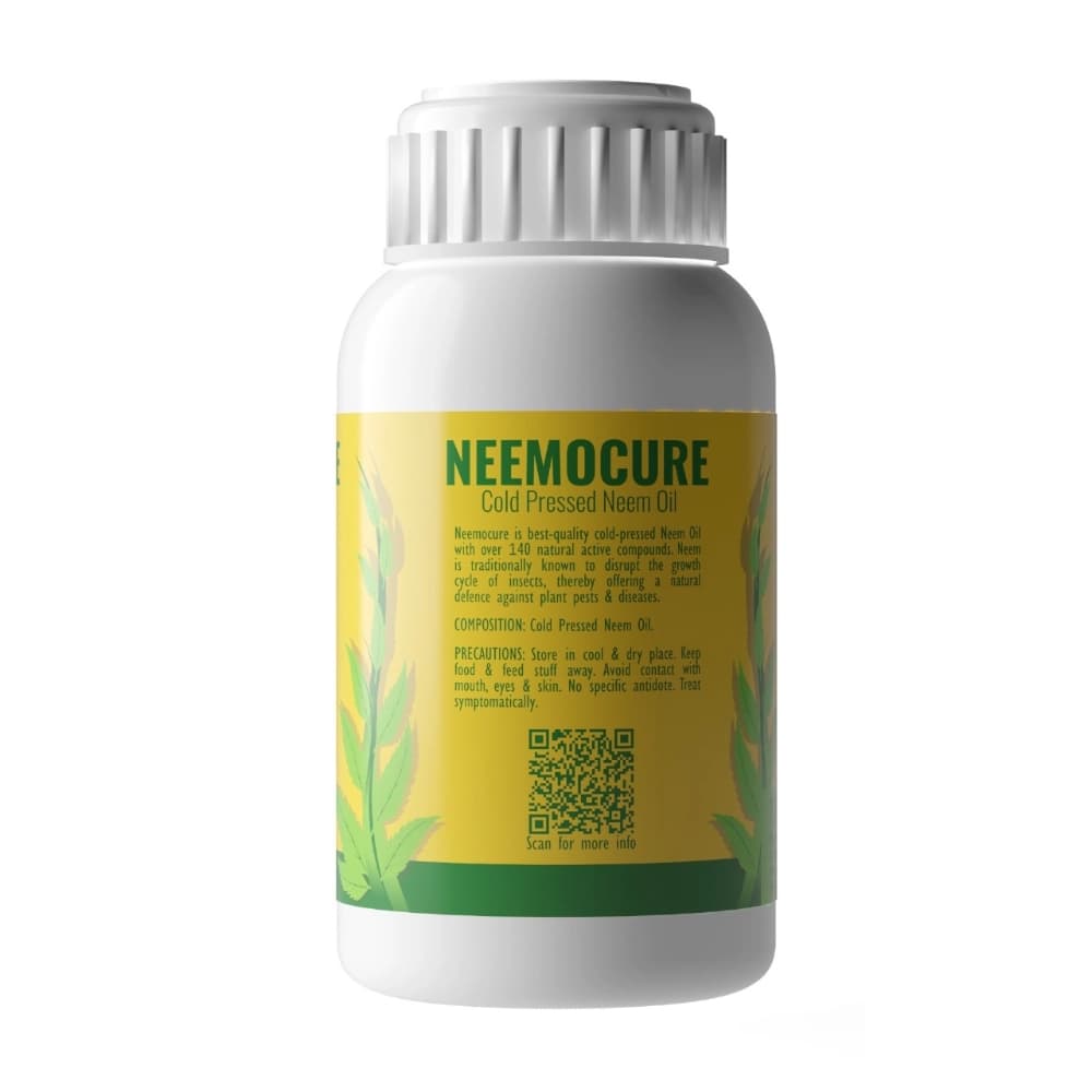Biowall NEEMOCURE Cold Pressed Neem Oil, Effective Protection From A Wide Range Of Pests In Crops - Image 5