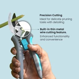 IFFCO Urban Garden Bypass Pruner, Heavy-Duty Rust-Resistant, Precision Cutting with Non-Slip Soft-Grip Handle 4