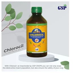 GSP Chlorocil Chlorpyrifos 20% EC Insecticide, Effective Pest Control, Suitable For A Variety Of Crops 2