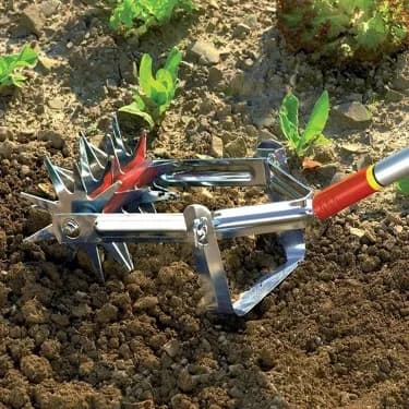 Wolf Garten Garden Tillers (DA-S), Removes Weeds and Prepares The Ground For Planting, Without Handle - Image 1