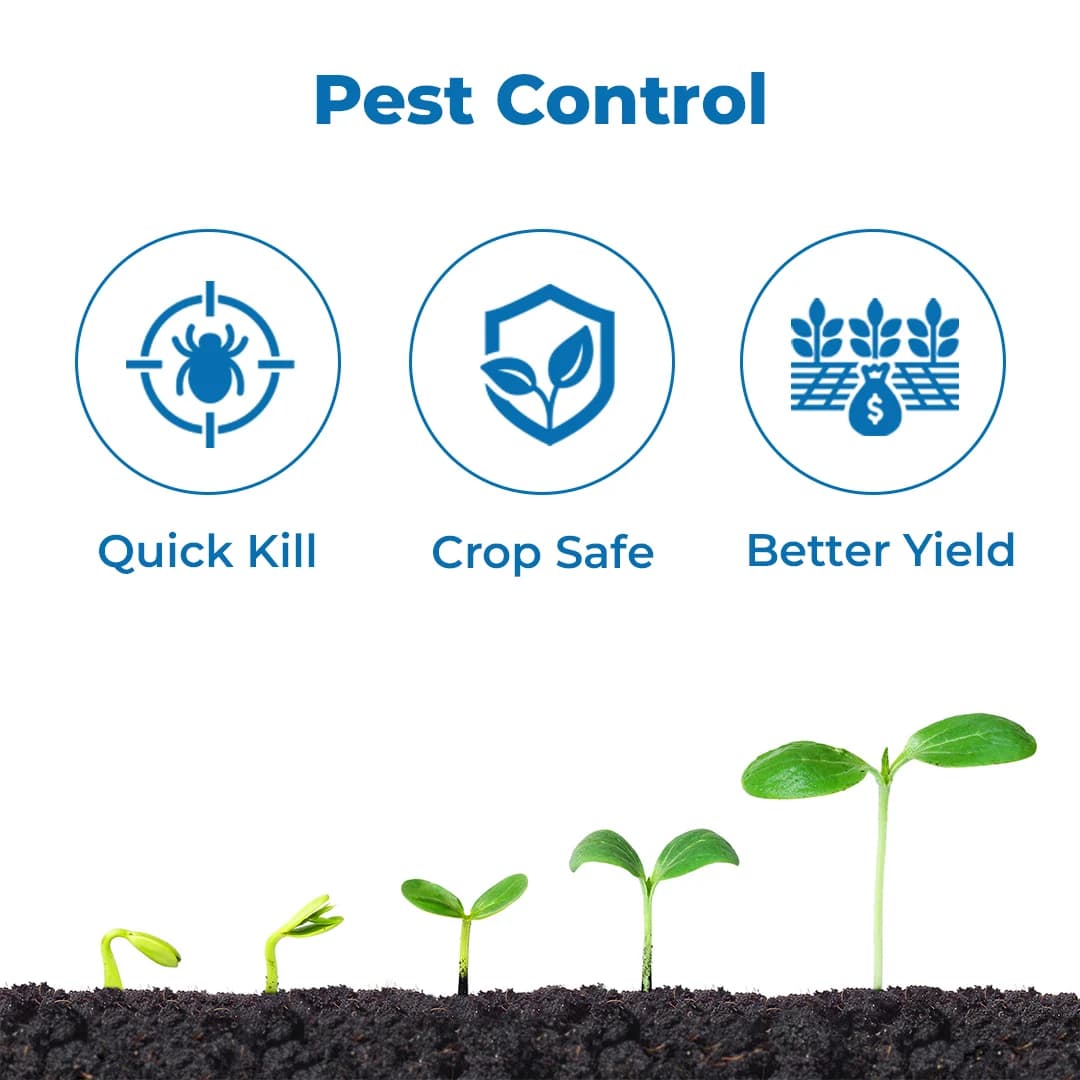 Suraksha Kit Sucking Pest Control at Growth Stage 40-45 Days (F-Zone 250 ML + Miraj 250 ML + Spring Ever 1 Ltr + NB 80 250 ML) - Image 3