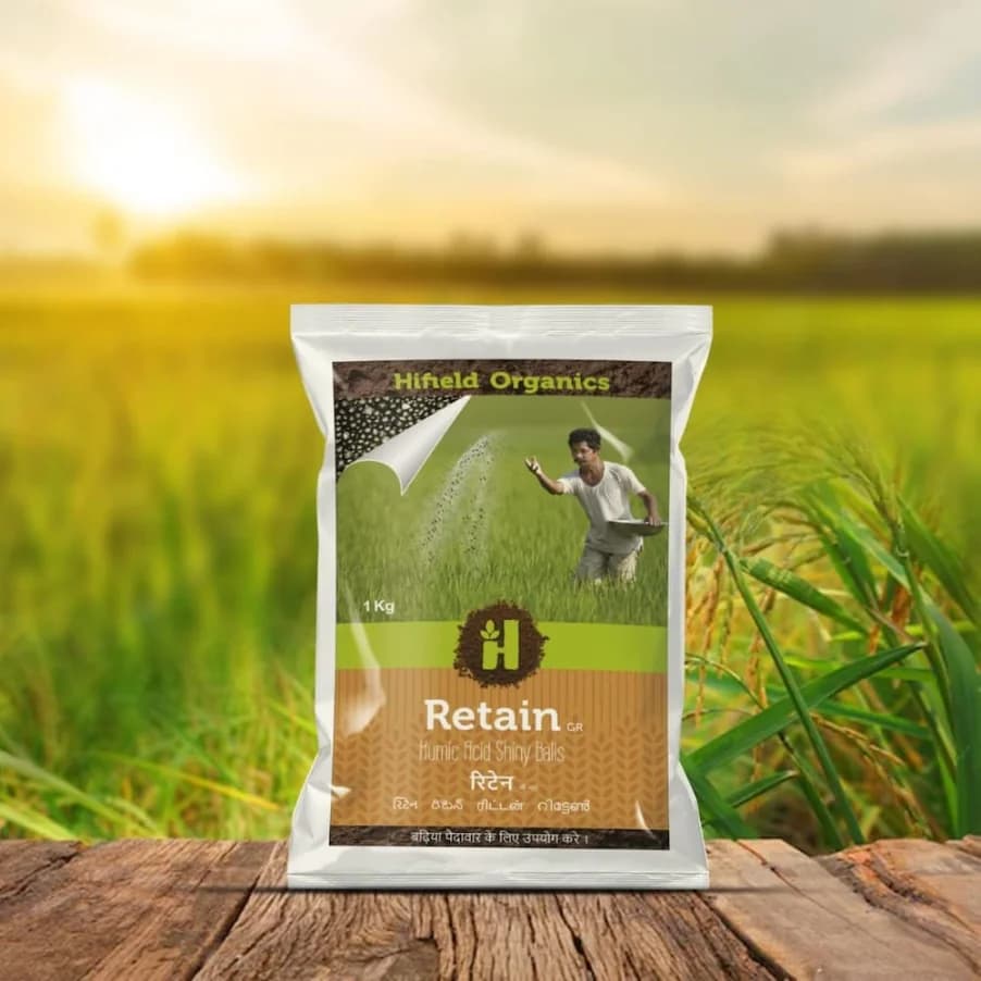 Hifield Retain Humic Acid Granules, Shiny Granules, Soil Conditioner, Root Growth - Image 3