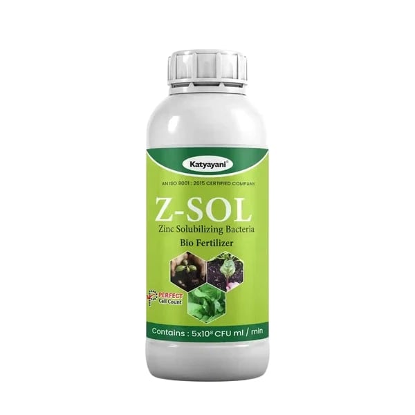 Katyayani Z-SOL Zinc Solubilizing Bacteria Bio Fertilizer, Enhancing Soil Zinc Availability For Optimal Plant Growth