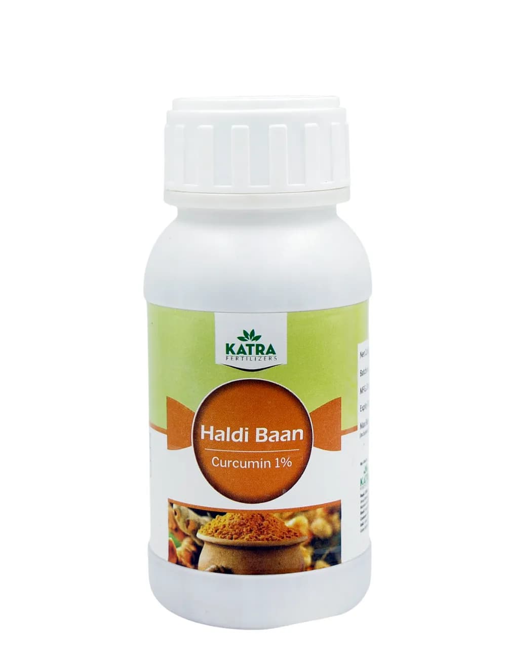 Katra Fertilizers Haldi Baan Curcumin 1% Botanical Fungicide, For Controlling Fungus Disease Like Early Blight, Downy Mildew - Image 1