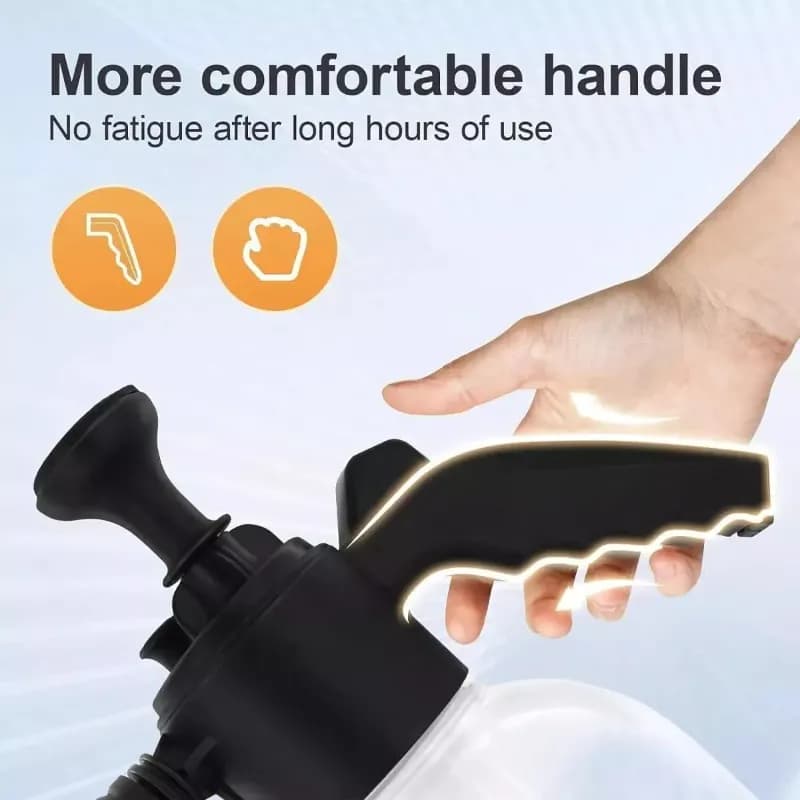 FarmEarth N2L Pressure Pump Sprayer, Heavy Duty And High Pressure, Multi Nozzles For Garden, Car Wash And Cleaning (2L Capacity) - Image 5