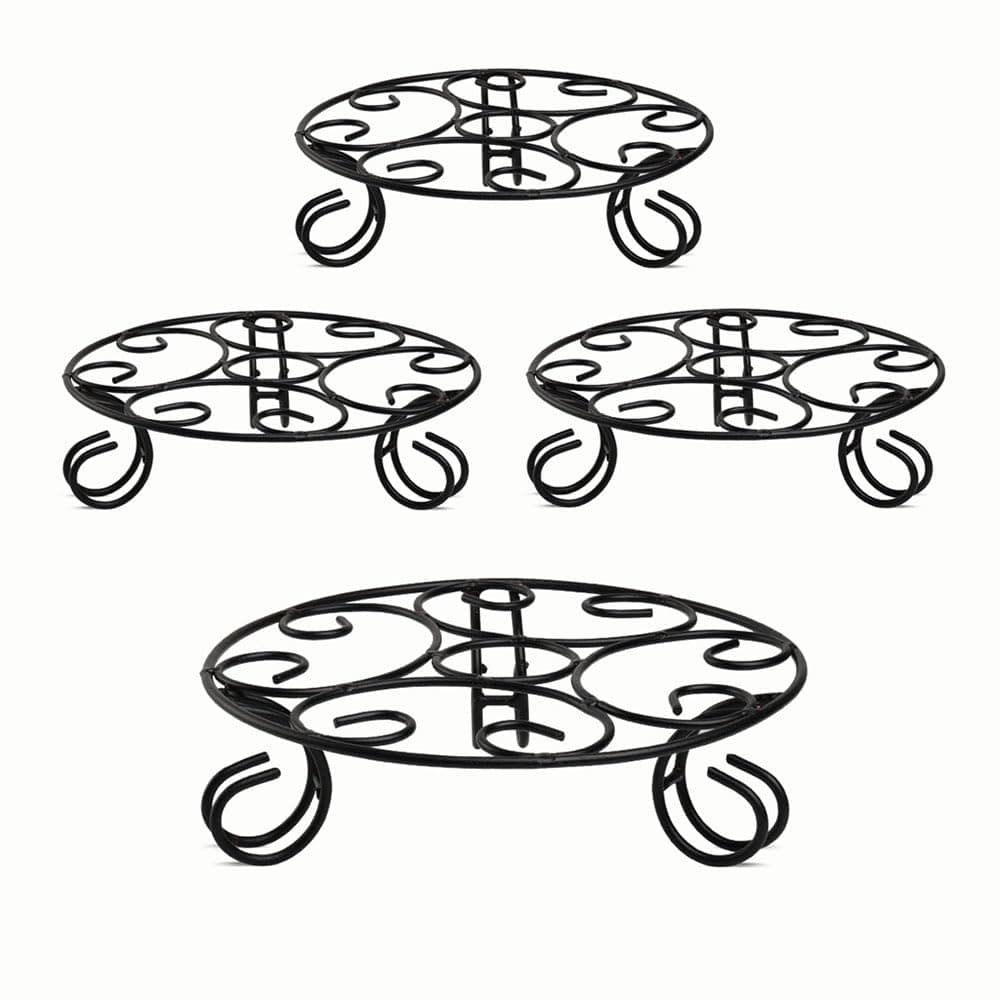 IFFCO Urban Garden Round Designer Stand Set, Metal Planter, Stylish & Durable For Indoor & Outdoor Use - Image 3