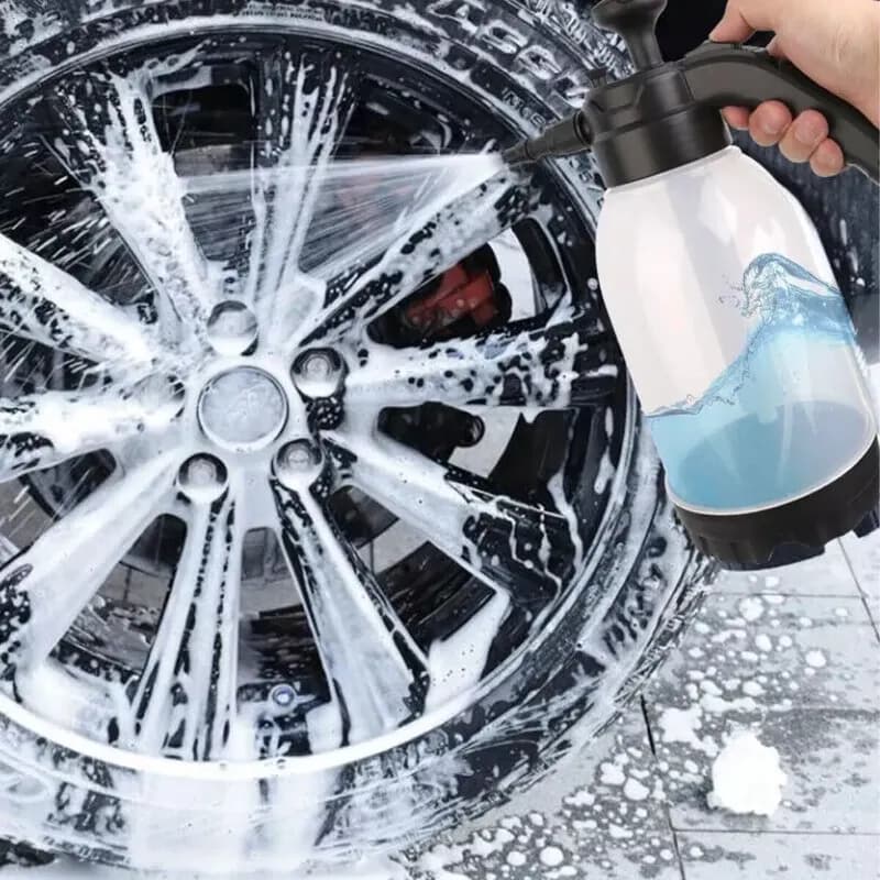 FarmEarth N2L Pressure Pump Sprayer, Heavy Duty And High Pressure, Multi Nozzles For Garden, Car Wash And Cleaning (2L Capacity) - Image 8