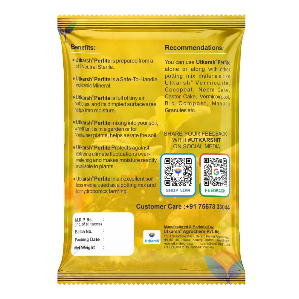 Utkarsh PERLITE Soil Conditioner, Effective For Plants, Gardening, Hydroponics And Horticulture - Image 6